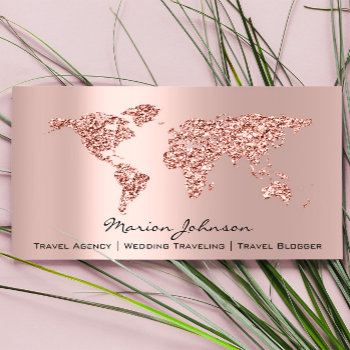 Investments Finance Wedding Traveling World Rose Business Card by luxury_luxury at Zazzle
