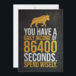 Investor 86400 Seconds Daily Income Save The Date<br><div class="desc">Investor 86400 Seconds Daily Income</div>