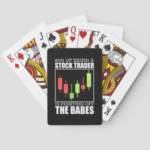 Investor A Stock Trader Is Fighting Poker Cards