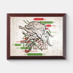 Investor Bears And Bulls Market Award Plaque