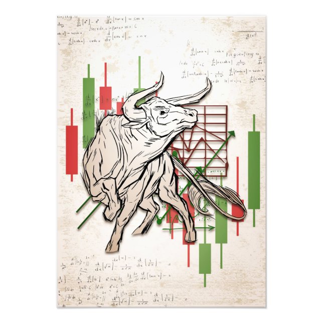 Investor Bears And Bulls Market Photo Print (Front)