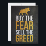 Investor Buy Fear Sell Greed Trader Save The Date<br><div class="desc">Investor Buy Fear Sell Greed Trader</div>