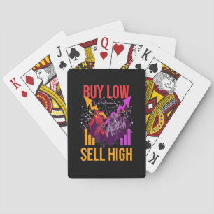 Investor Buy Low Sell High Poker Cards