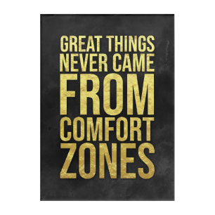 Investor Comfort Zones Acrylic Print