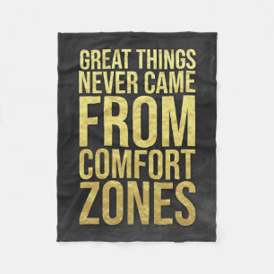 Investor Comfort Zones Fleece Blanket