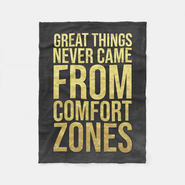 Investor Comfort Zones Fleece Blanket (Front)