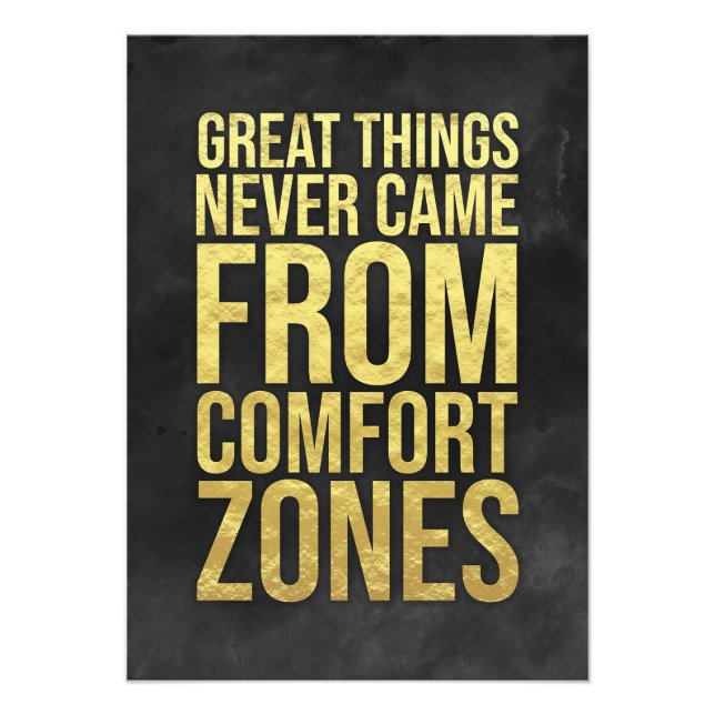 Investor Comfort Zones Photo Print (Front)