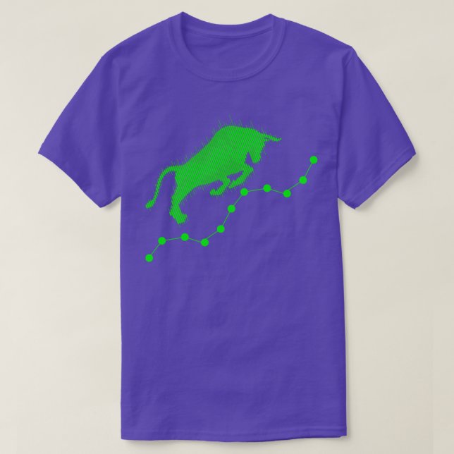 Investor Day Trader Stock Market Broker T-Shirt (Design Front)