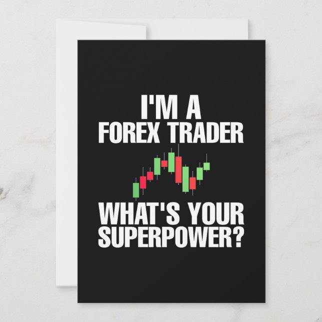 Investor I Am A Forex Trader Invitation (Front)
