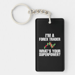 Investor I Am A Forex Trader Keychain