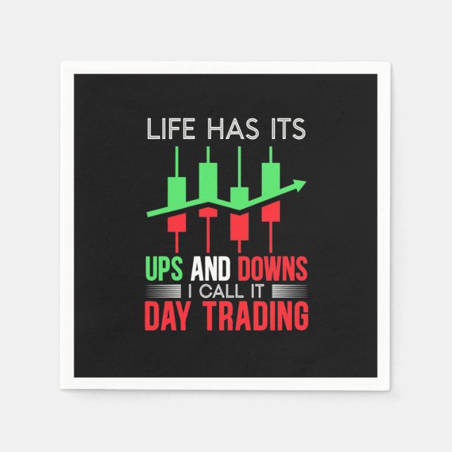 Investor I Call It Day Trading Napkins (Front)