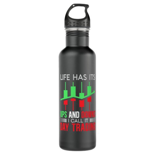 Investor I Call It Day Trading Stainless Steel Water Bottle