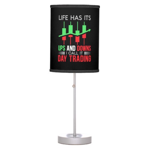 Investor I Call It Day Trading Table Lamp