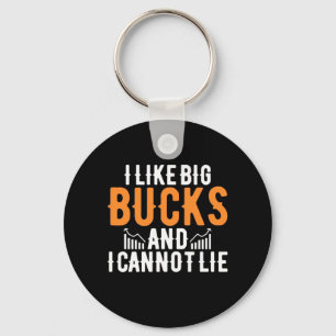 Investor I Like Big Bucks Keychain