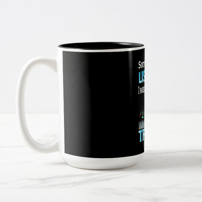 Investor I Was Thinking About Trading Two-Tone Coffee Mug (Left)