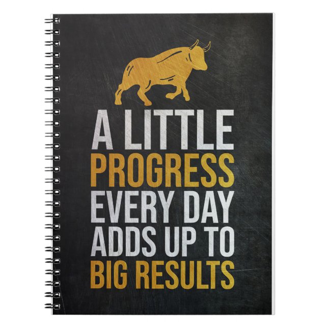 Investor Progress Big Results Notebook (Front)