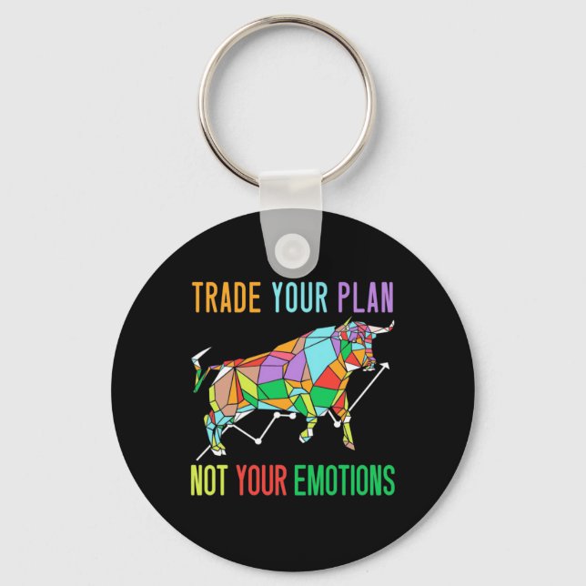 Investor Trade Your Plan Keychain (Front)