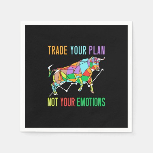 Investor Trade Your Plan Napkins