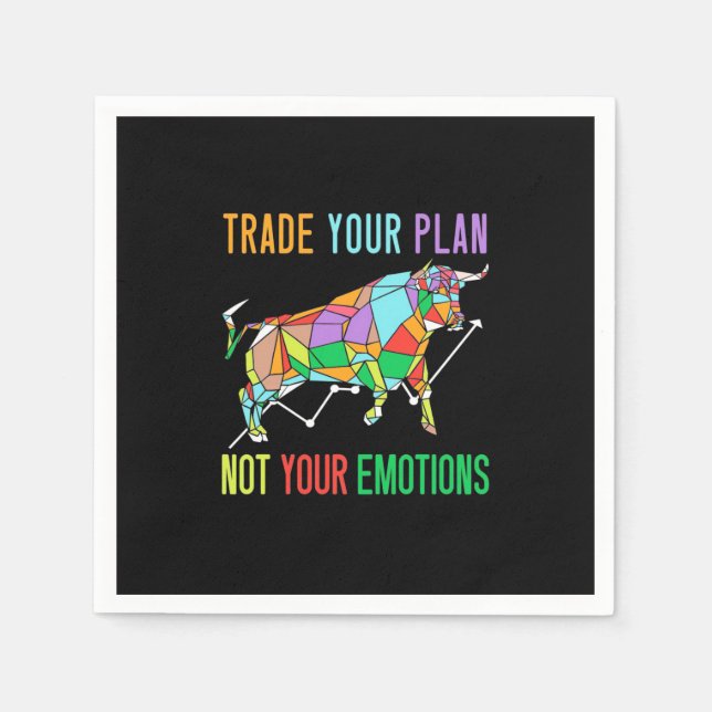 Investor Trade Your Plan Napkins (Front)