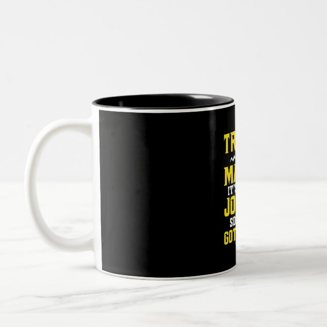 Investor Trading The Market Two-Tone Coffee Mug (Left)