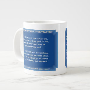 Invictus by William Ernest Henley Giant Coffee Mug