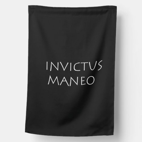 Invictus maneo house flag