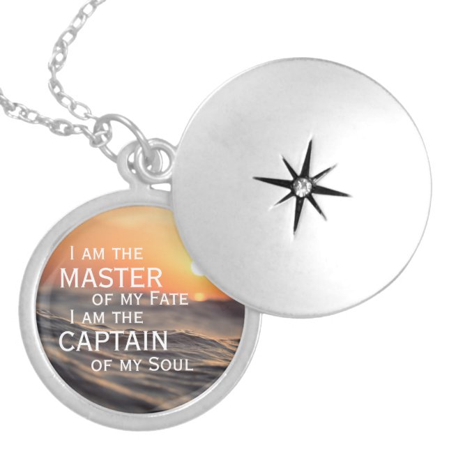 Invictus Poem Necklace (Front)