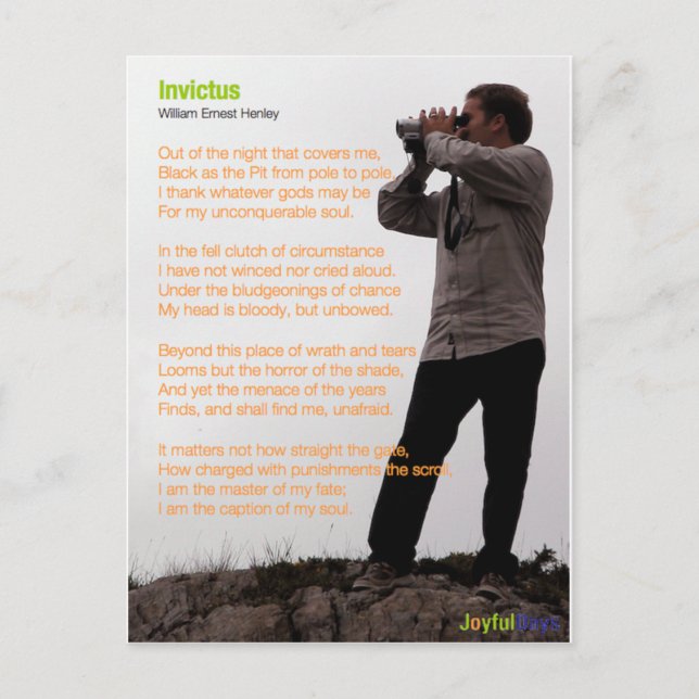 Invictus Postcard (Front)