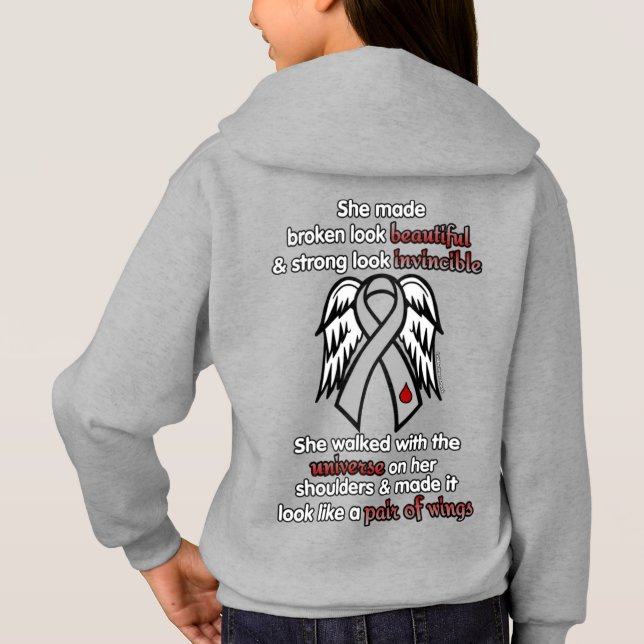 INVINCIBLE...Diabetes Hoodie (Back)