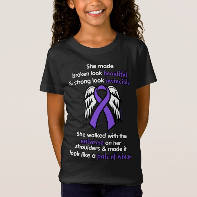 INVINCIBLE...Epilepsy T-Shirt (Front)