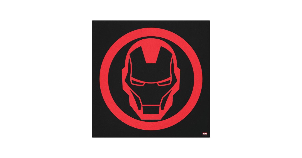 personalized invincible iron man canvas print zazzle com