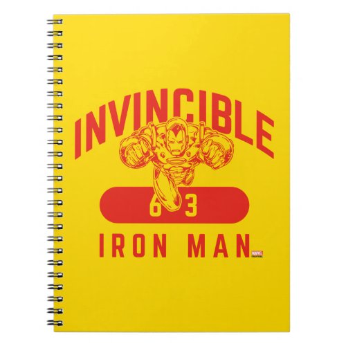 Invincible Iron Man Collegiate 63 Badge Notebook