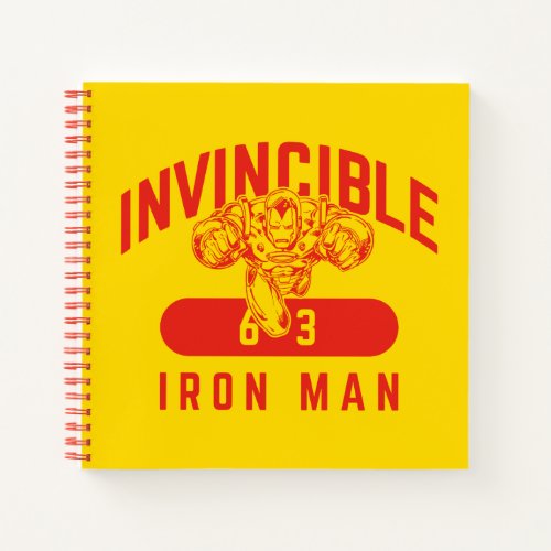 Invincible Iron Man Collegiate 63 Badge Notebook