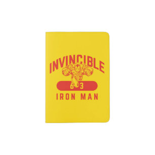 Invincible Iron Man Collegiate 63 Badge Passport Holder