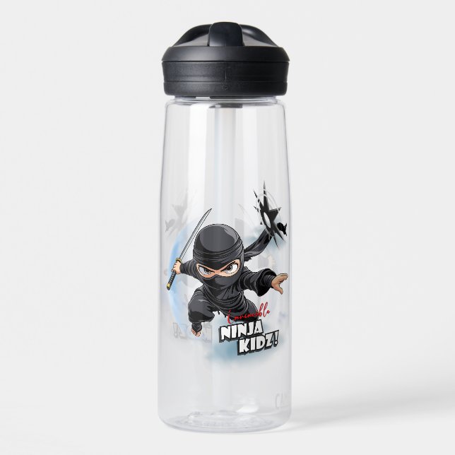 Invincible Ninja Kidz | 25oz Water Bottle (Front)