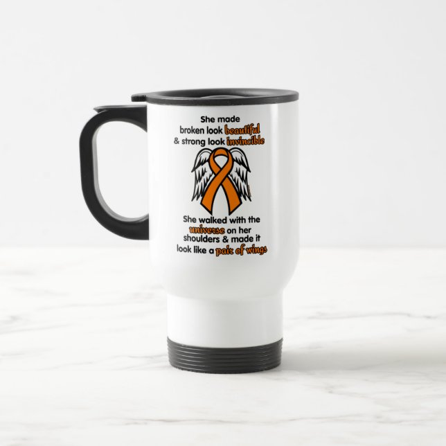 INVINCIBLE...RSD/CRPS TRAVEL MUG (Left)