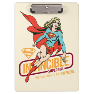 Invincible Supergirl Retro Graphic Clipboard