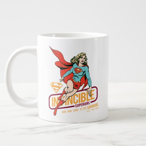 Invincible Supergirl Retro Graphic Giant Coffee Mug