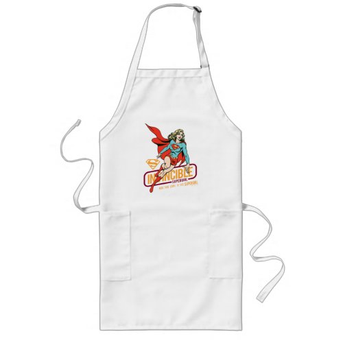 Invincible Supergirl Retro Graphic Long Apron