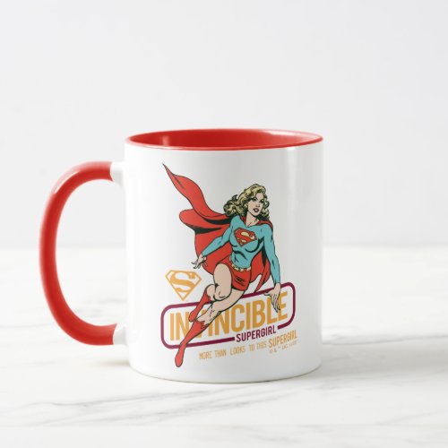 Invincible Supergirl Retro Graphic Mug