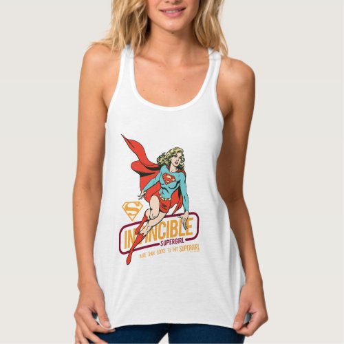 Invincible Supergirl Retro Graphic Tank Top