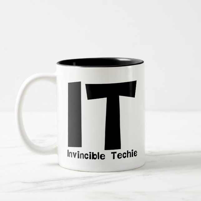 Invincible Techie Two-Tone Coffee Mug (Left)