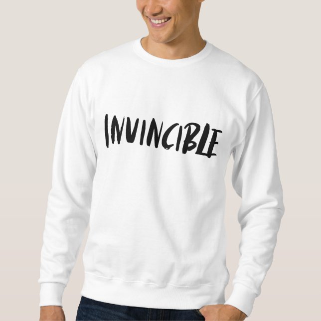 Invincible typograph sweatshirt (Front)