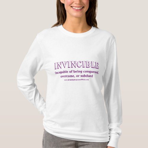 Invincible _ with definition T_Shirt