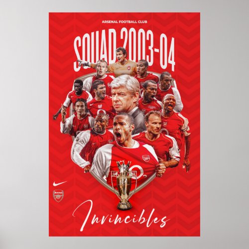 Invincibles Unveiled Arsenals Unbeaten 2003_04  Poster