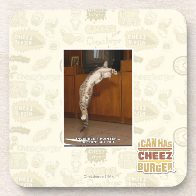 Invisible 3 Pointer Drink Coaster (Front)