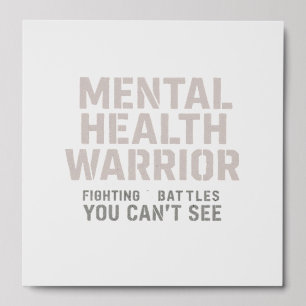 Invisible Battles, Inner Strength Peel And Stick Photo Tile