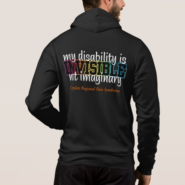 INVISIBLE...CRPS HOODIE (Back)