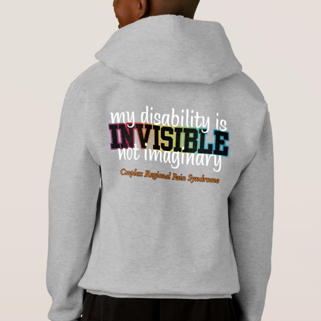INVISIBLE...CRPS HOODIE (Back)