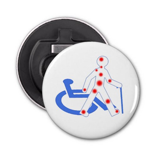 Invisible disability  Visible Bottle Opener